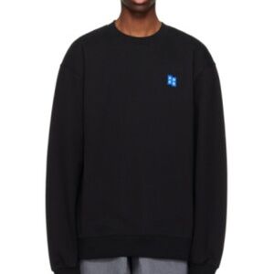 Acne Studios Face Relaxed Fit Crewneck Sweatshirt Small